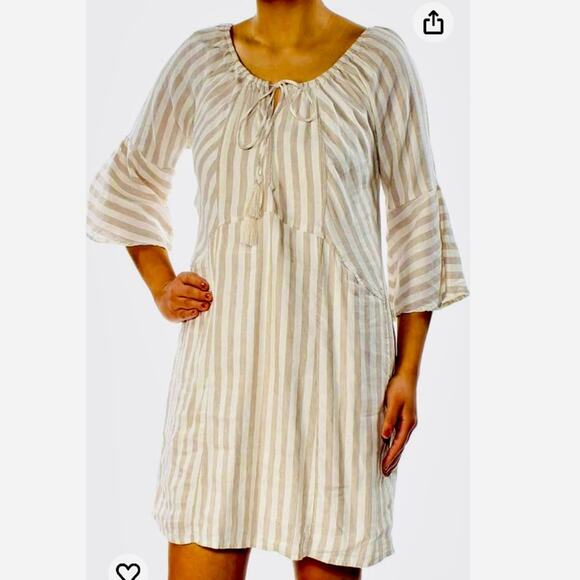 Free People Folk Town Mini dress sz L - Picture 3 of 10